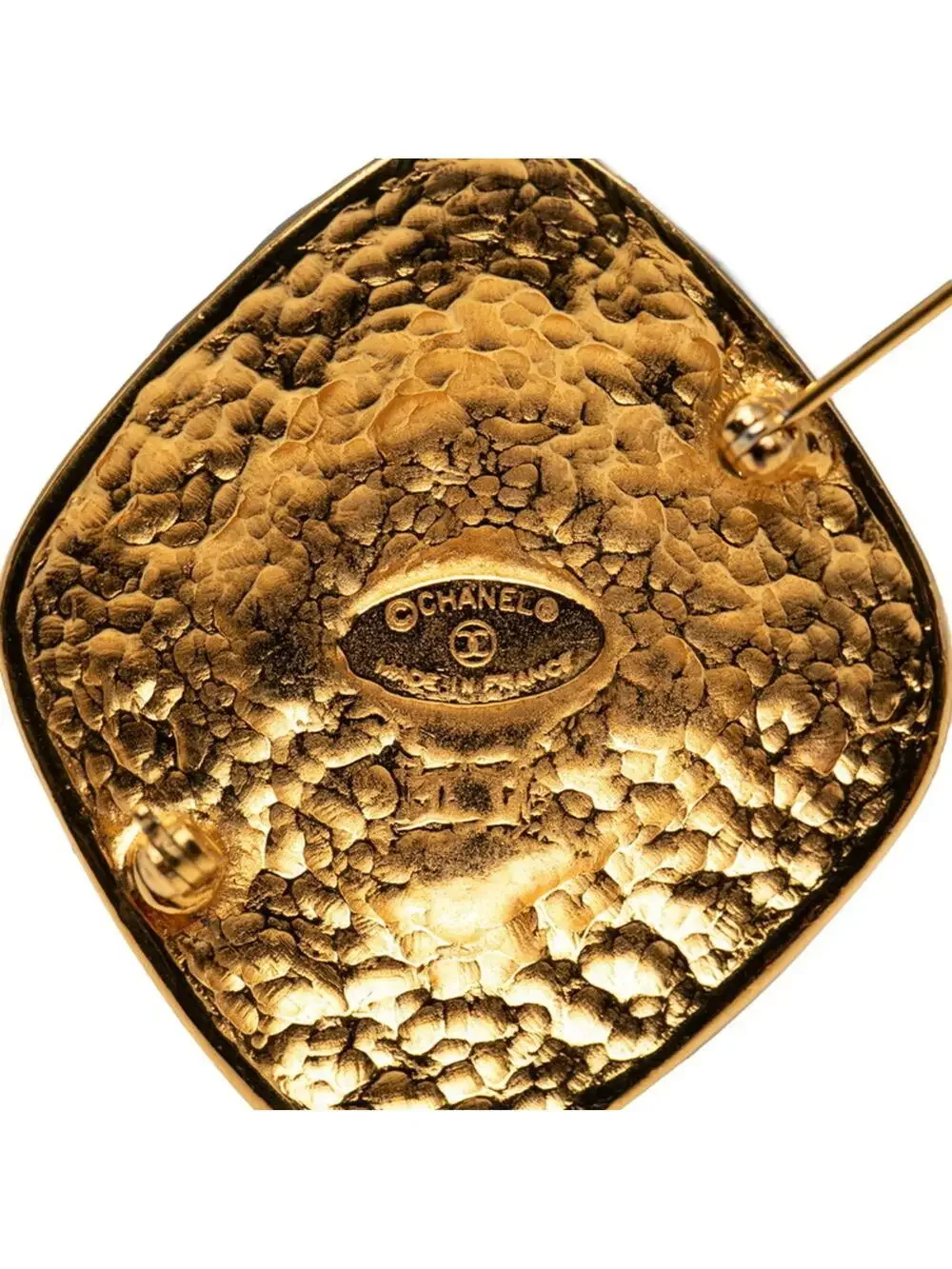 Chanel Vintage Arabesque Brooch Metal #246958C75B